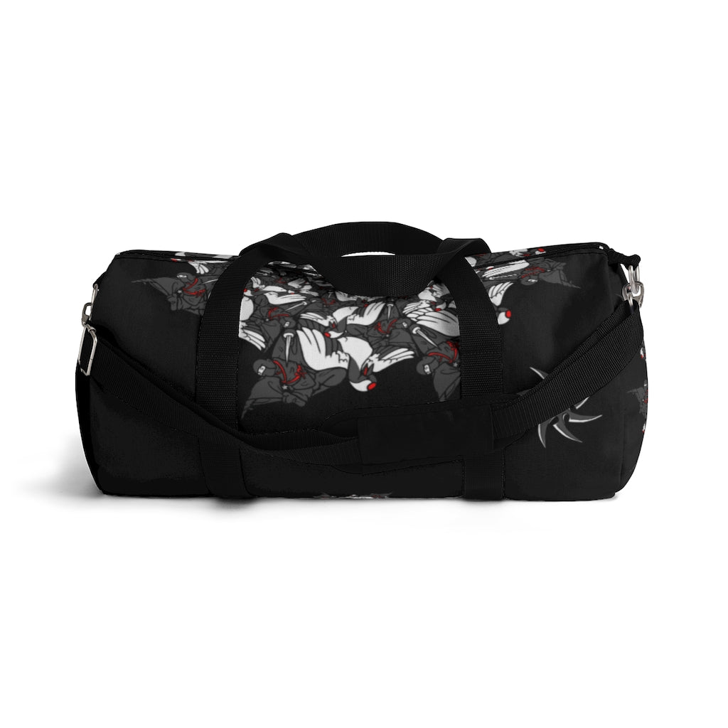 Ninja Crane Shuriken Tessellation Pattern Duffel Bag