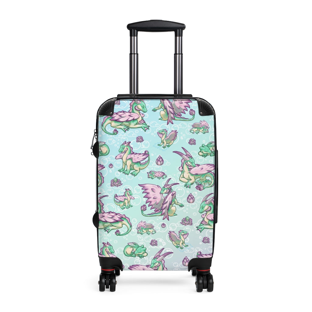 Lolipond Pond Dragon Suitcase Carry On Luggage | Cute Dragon Original Creature