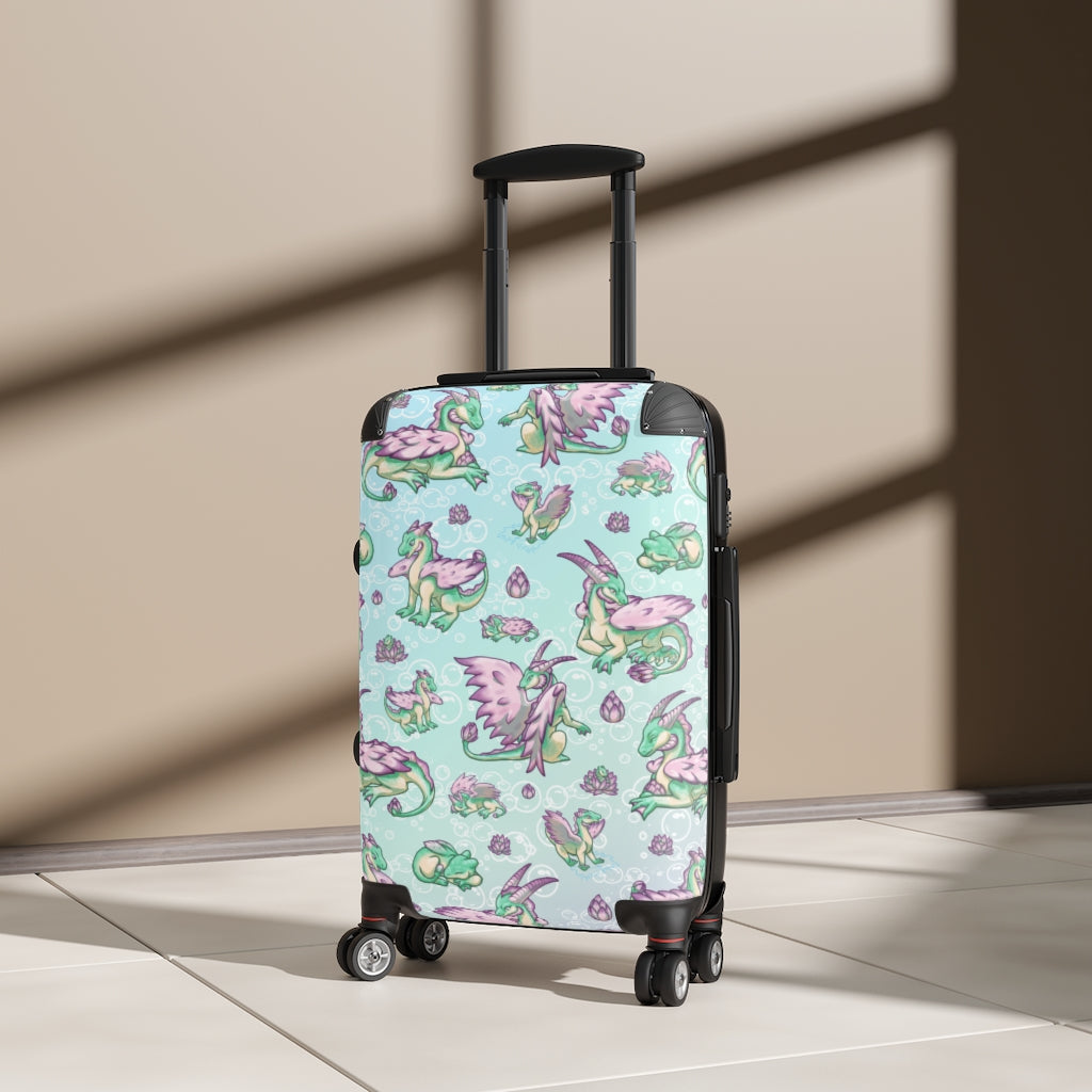 Lolipond Pond Dragon Suitcase Carry On Luggage | Cute Dragon Original Creature