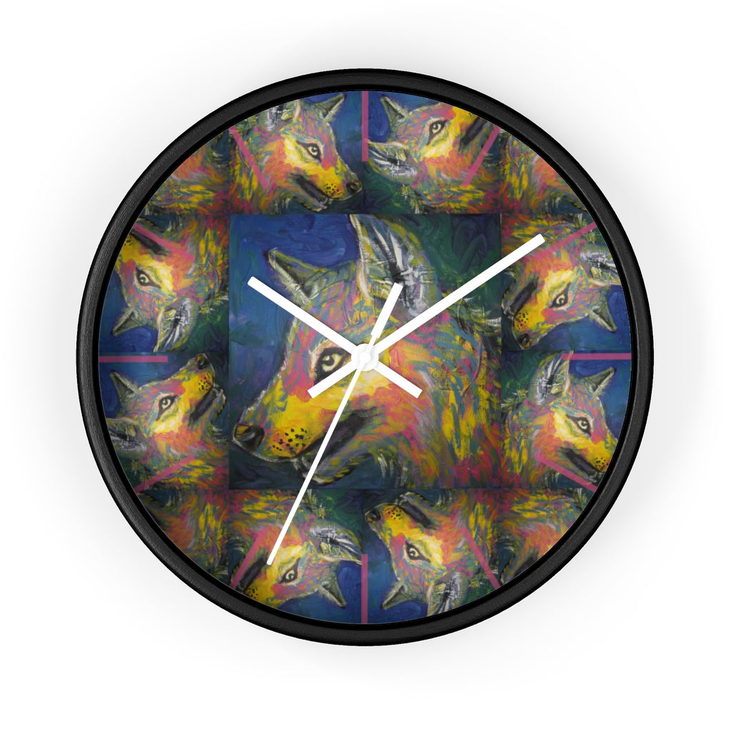 Spring Lupin Wall Clock