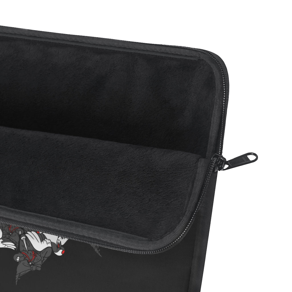 Ninja Crane Shuriken Tessellation Pattern Laptop Tablet Sleeve