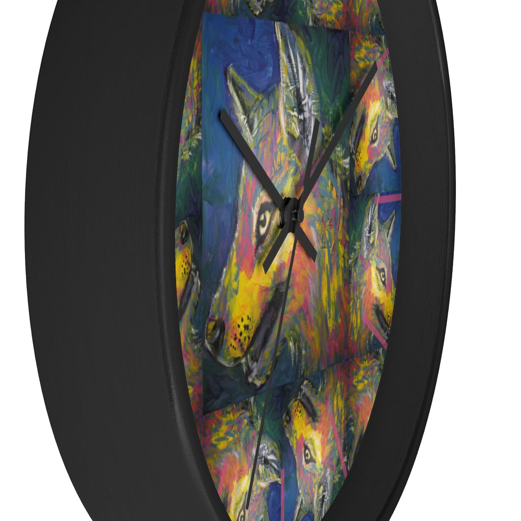 Spring Lupin Wall Clock