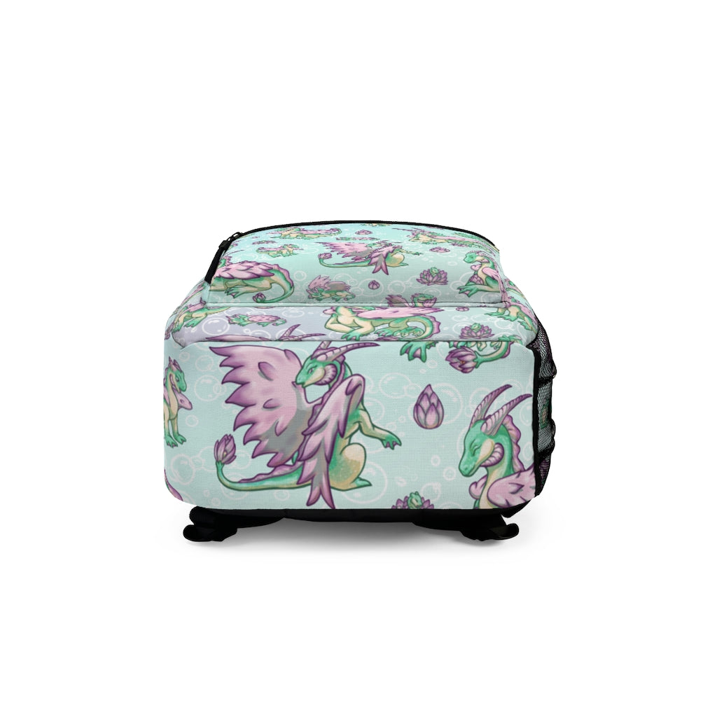 Personalized Lolipond Pastel Rainbow Bubbles Backpack