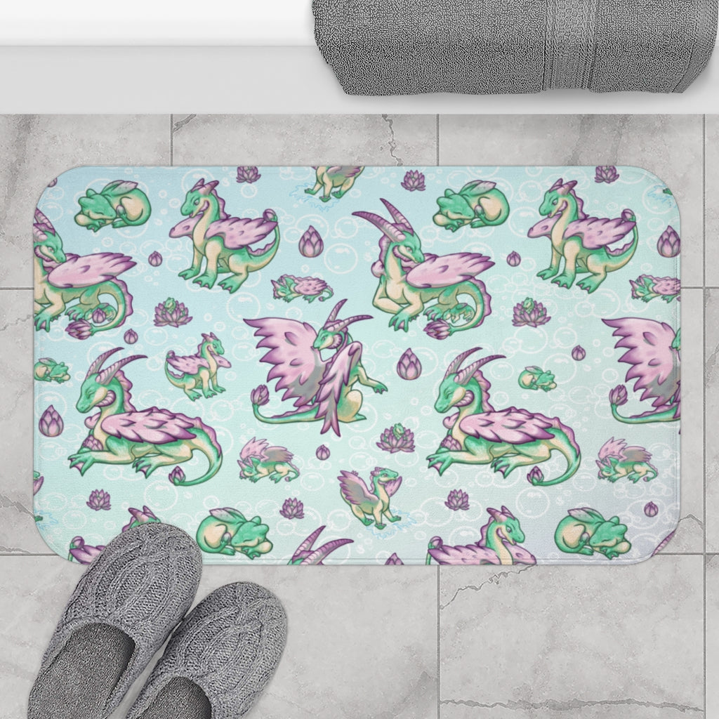 Lolipond Pastel Rainbow Bubble Bath Mat