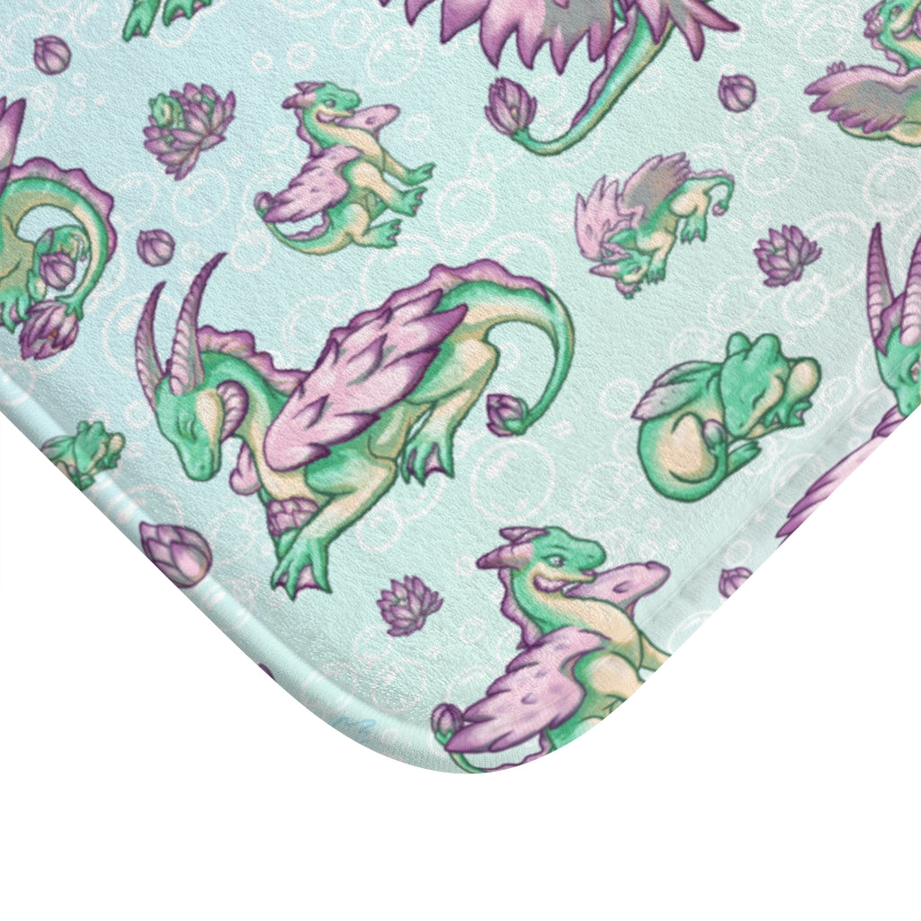 Lolipond Pastel Rainbow Bubble Bath Mat