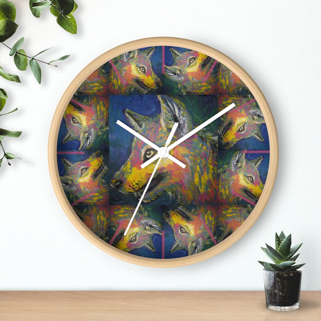 Spring Lupin Wall Clock