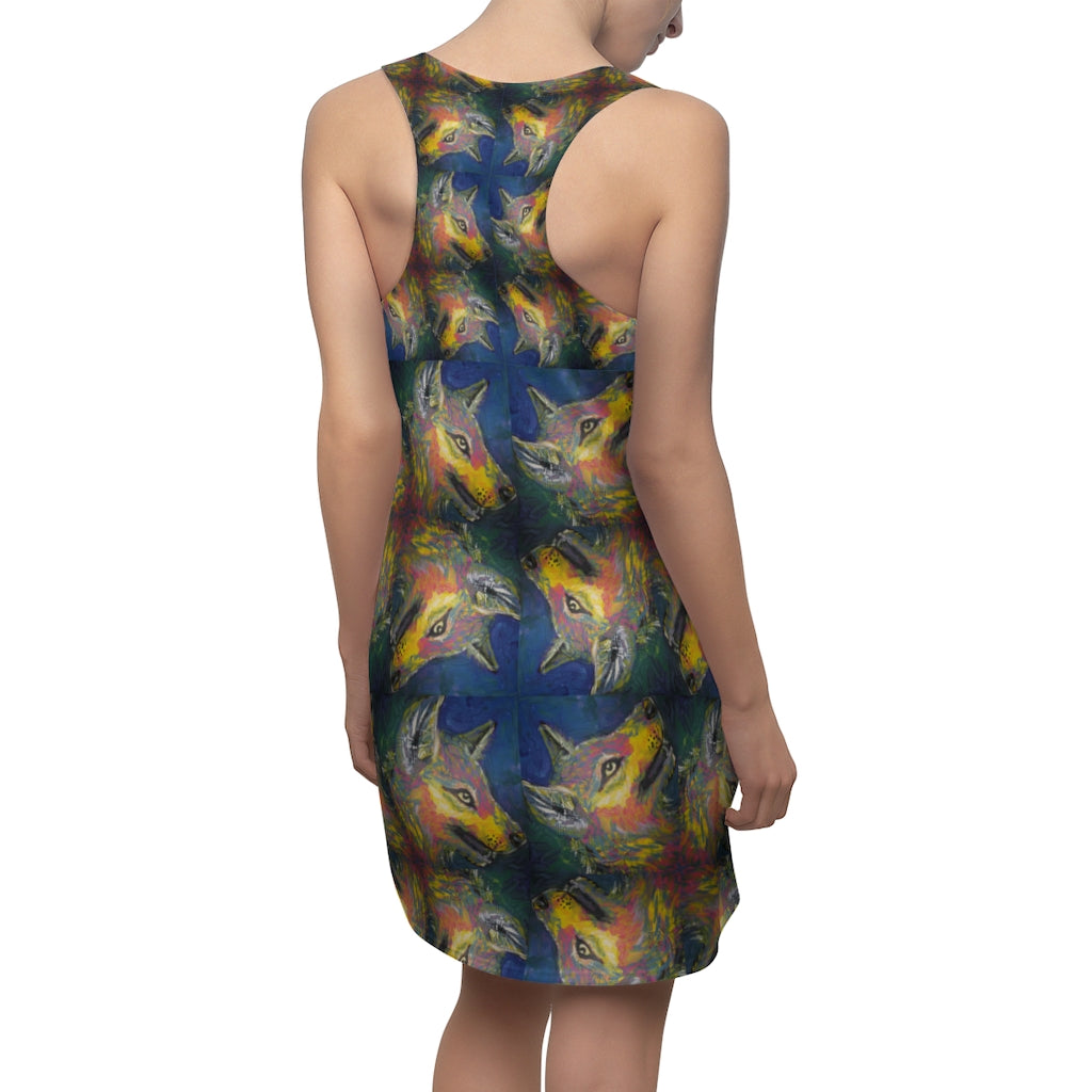 Spring Lupin Racerback Dress