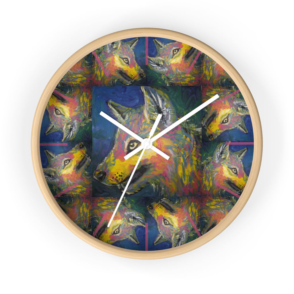 Spring Lupin Wall Clock