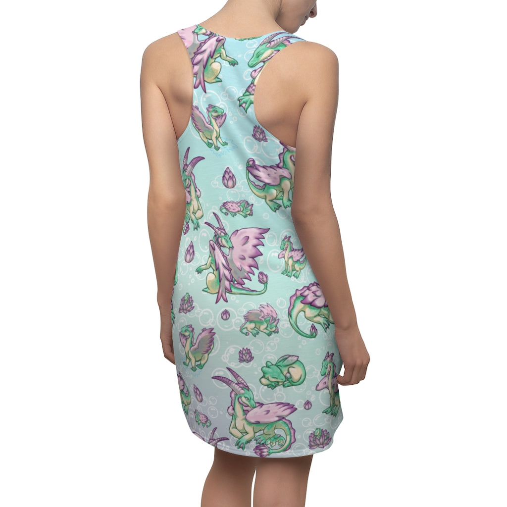 Lolipond Pastel Rainbow Bubbles Racerback Dress