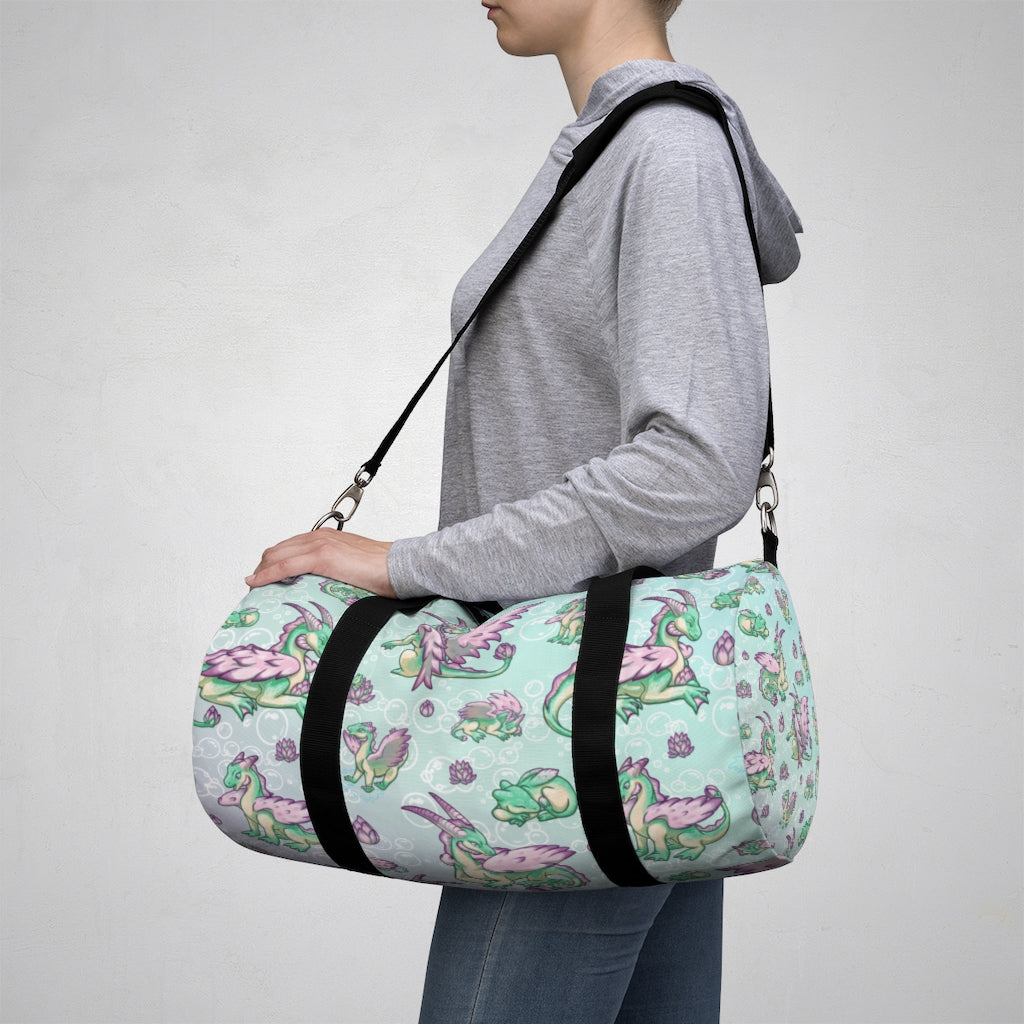 Lolipond Pastel Rainbow Bubbles Duffel Bag
