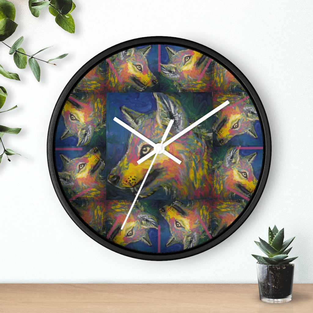Spring Lupin Wall Clock