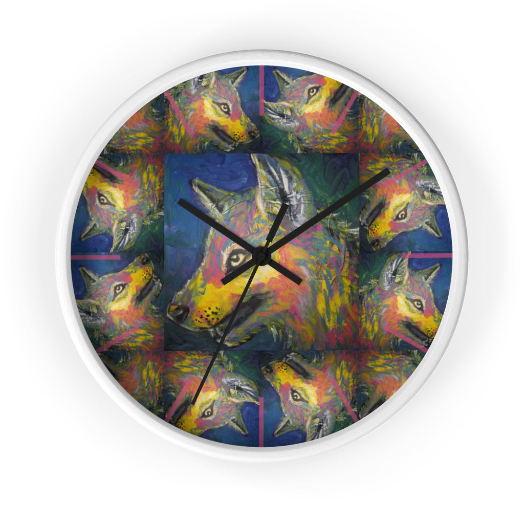 Spring Lupin Wall Clock