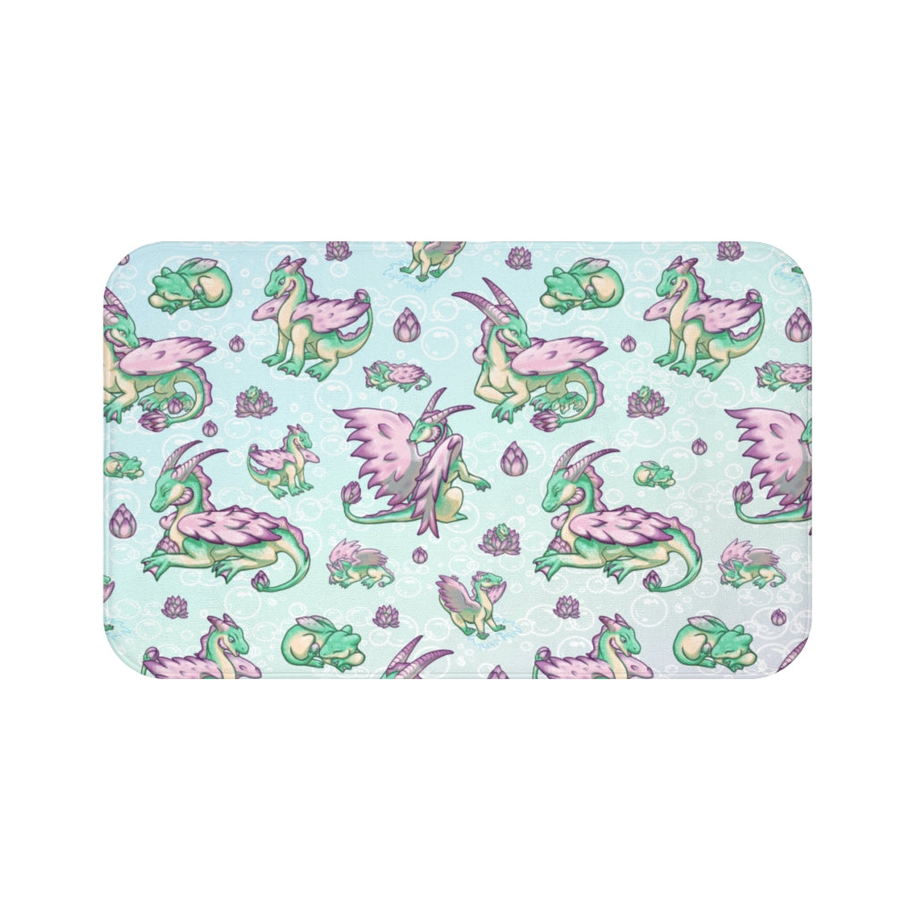 Lolipond Pastel Rainbow Bubble Bath Mat