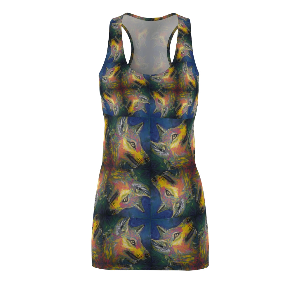 Spring Lupin Racerback Dress