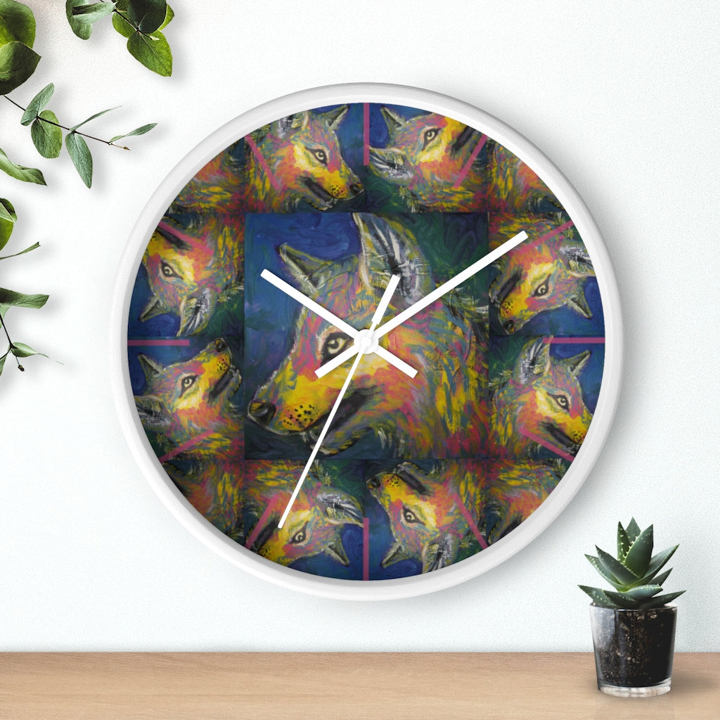 Spring Lupin Wall Clock