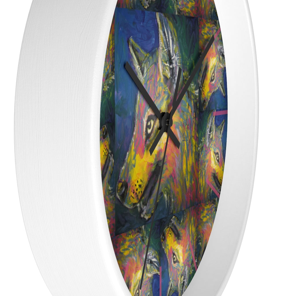 Spring Lupin Wall Clock