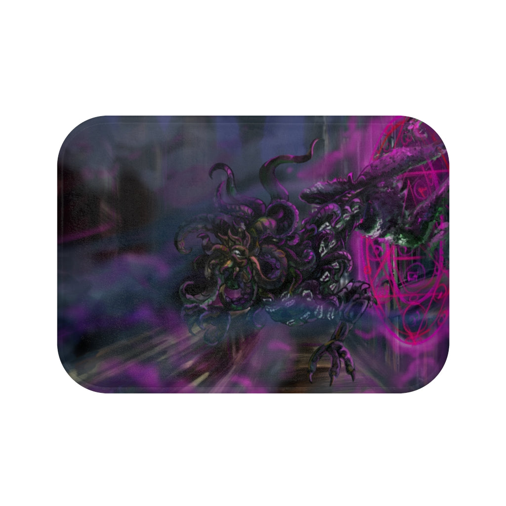 Lovecraft Punk Hound Bath Mat