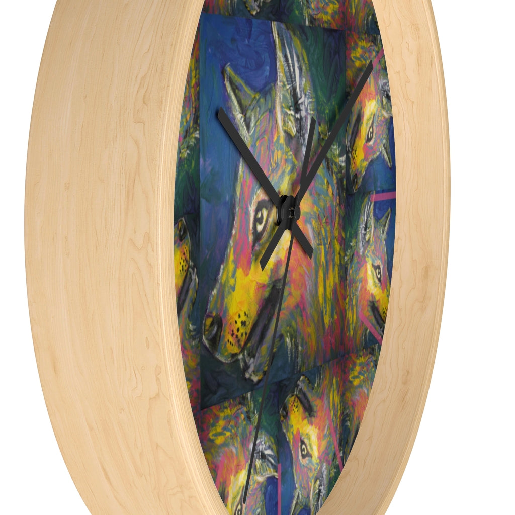 Spring Lupin Wall Clock