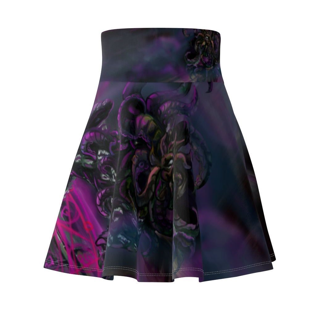 Lovecraft Punk Hound Skater Skirt