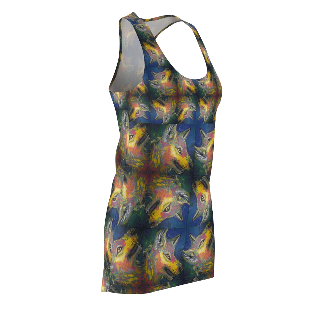 Spring Lupin Racerback Dress