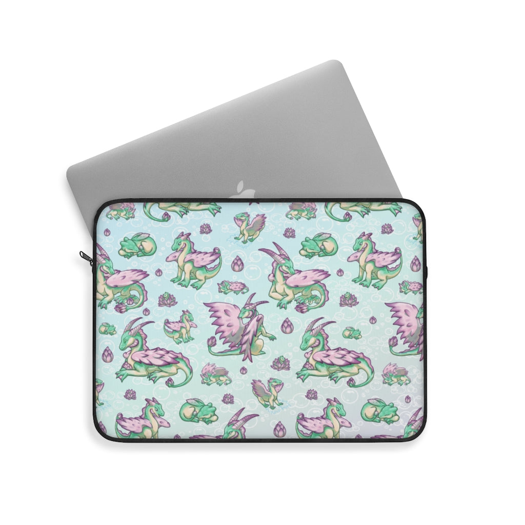 Lolipond Pastel Rainbow Bubbles Laptop Tablet Sleeve Soft Case