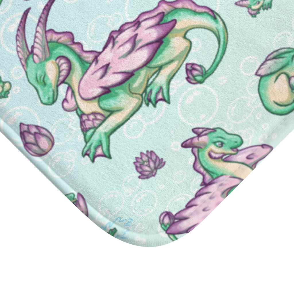Lolipond Pastel Rainbow Bubble Bath Mat