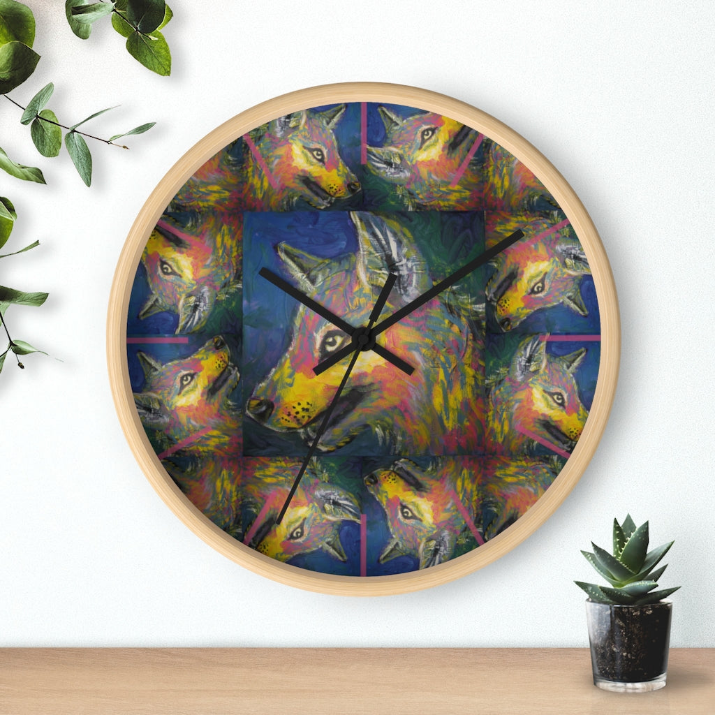Spring Lupin Wall Clock