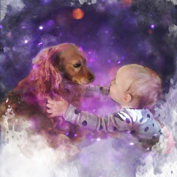 Custom Digital Watercolor Illustration Painting