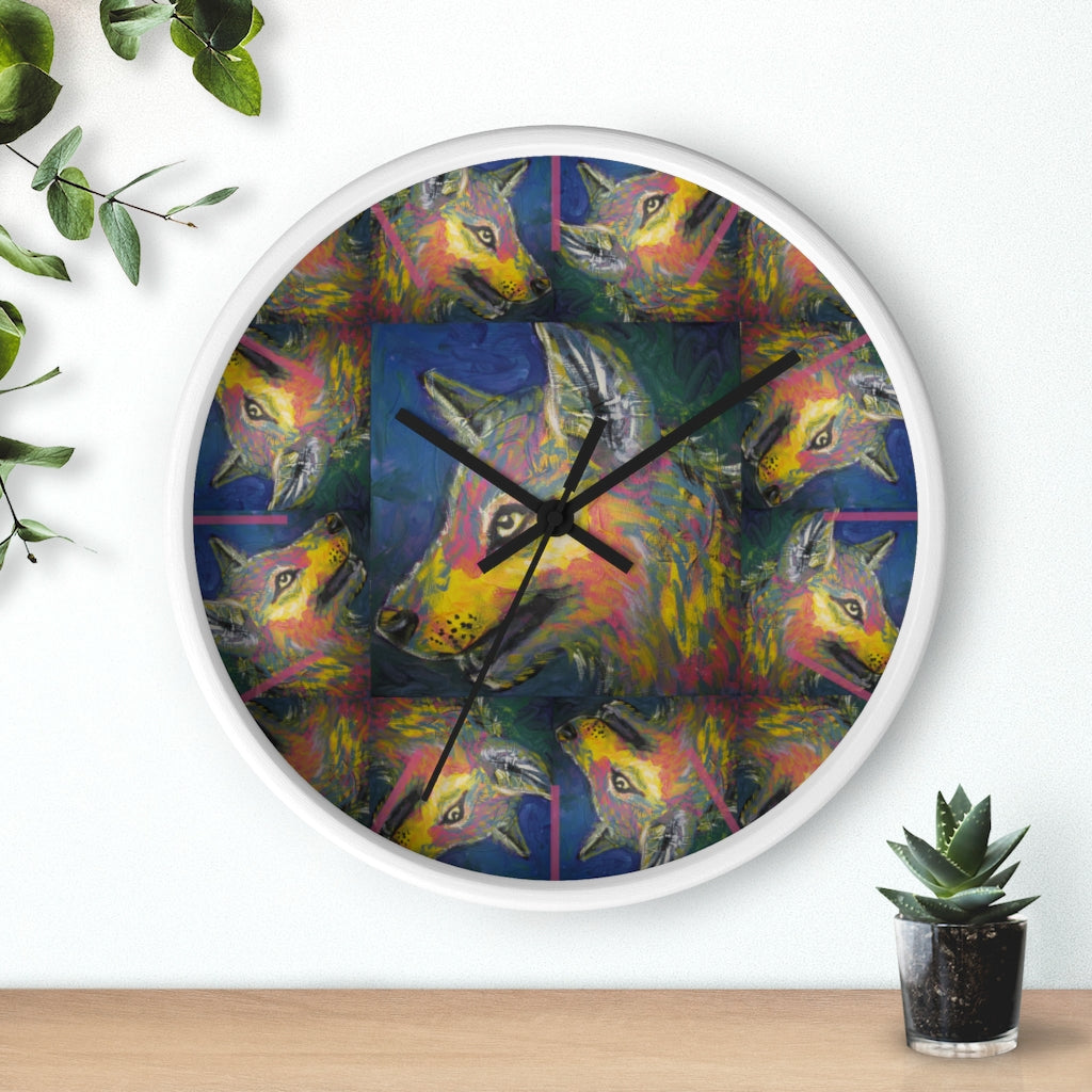 Spring Lupin Wall Clock