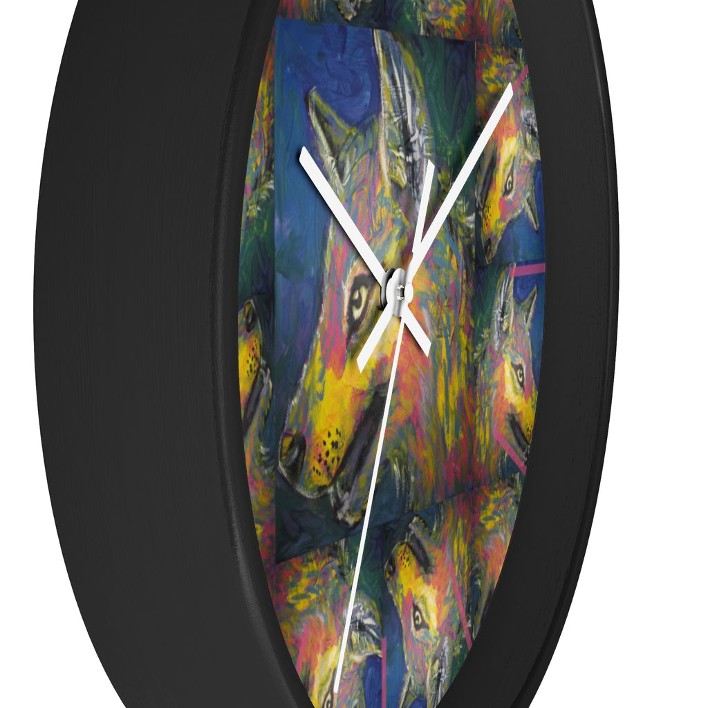 Spring Lupin Wall Clock