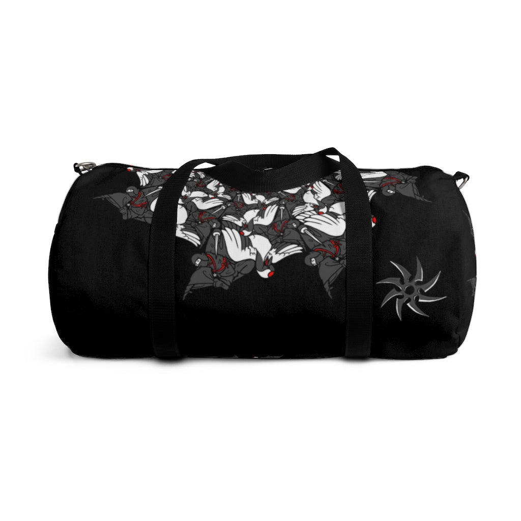 Ninja Crane Shuriken Tessellation Pattern Duffel Bag
