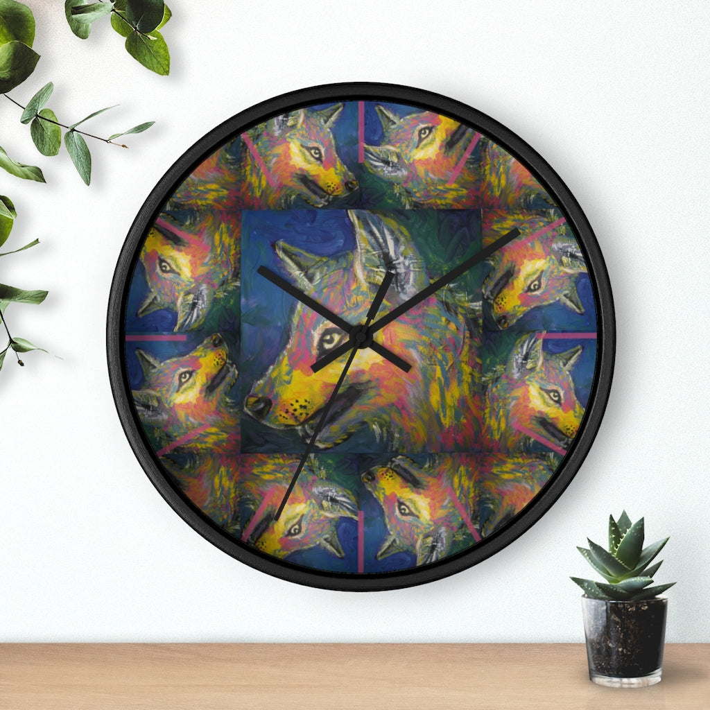 Spring Lupin Wall Clock