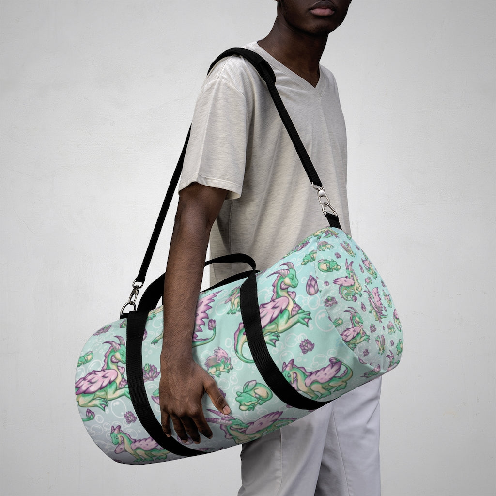 Lolipond Pastel Rainbow Bubbles Duffel Bag