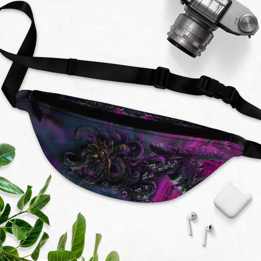 Lovecraft Punk Hound Fanny Pack