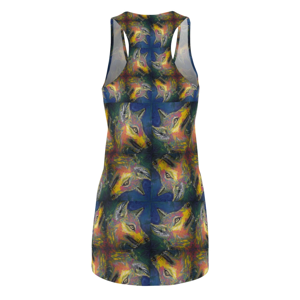 Spring Lupin Racerback Dress