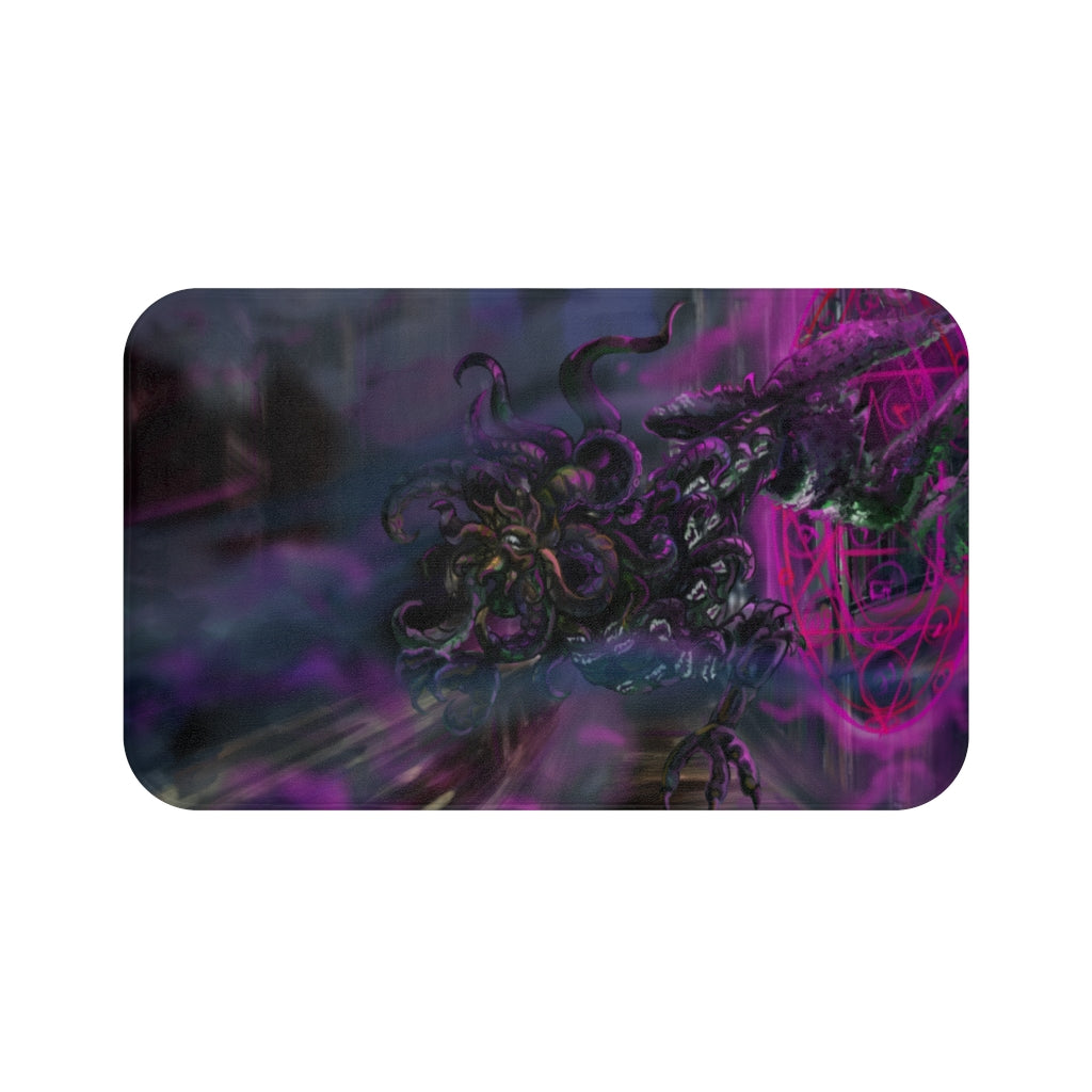 Lovecraft Punk Hound Bath Mat