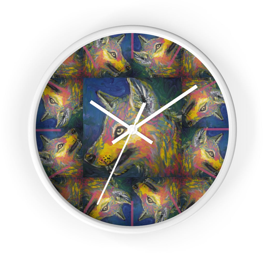 Spring Lupin Wall Clock