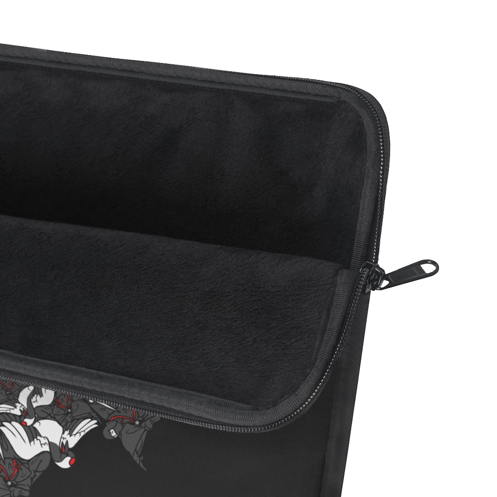 Ninja Crane Shuriken Tessellation Pattern Laptop Tablet Sleeve