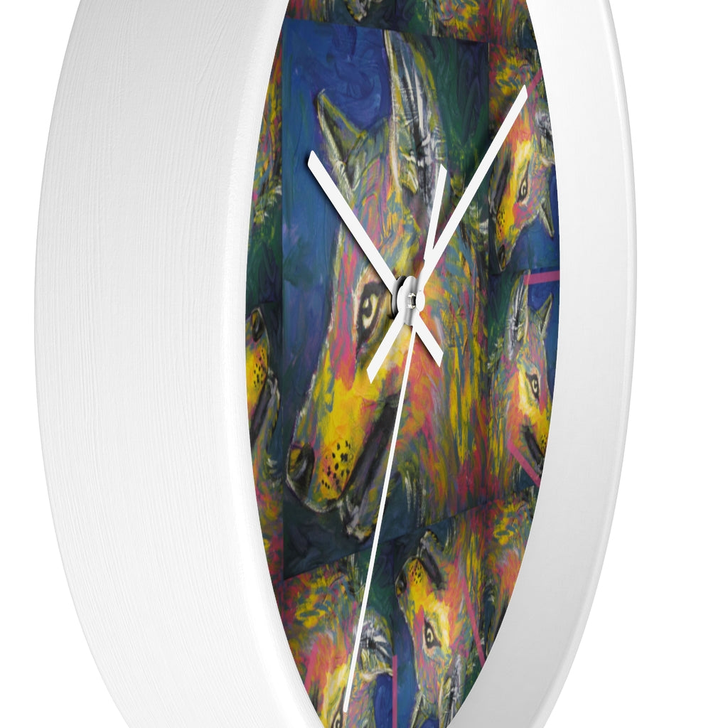 Spring Lupin Wall Clock