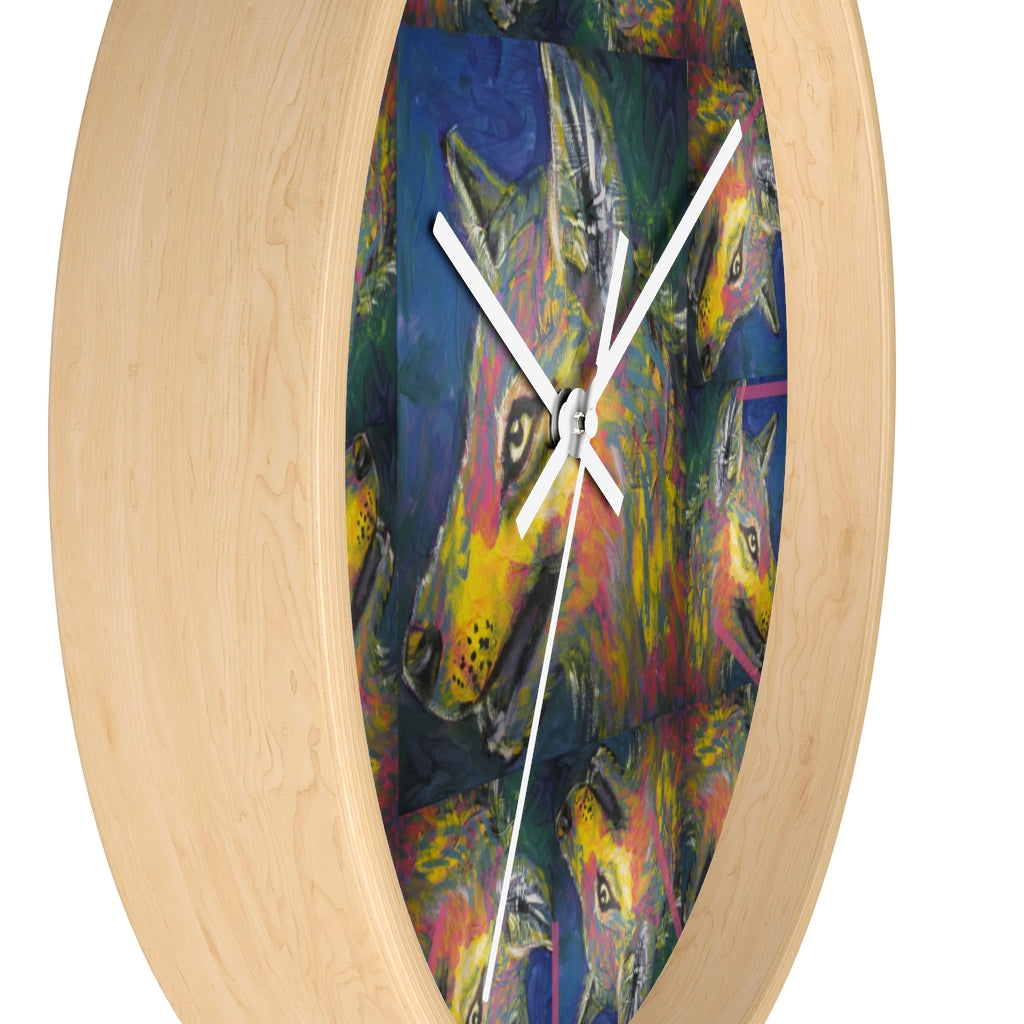 Spring Lupin Wall Clock