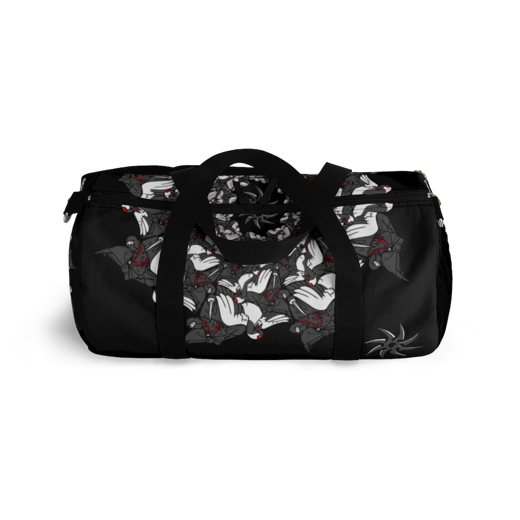 Ninja Crane Shuriken Tessellation Pattern Duffel Bag