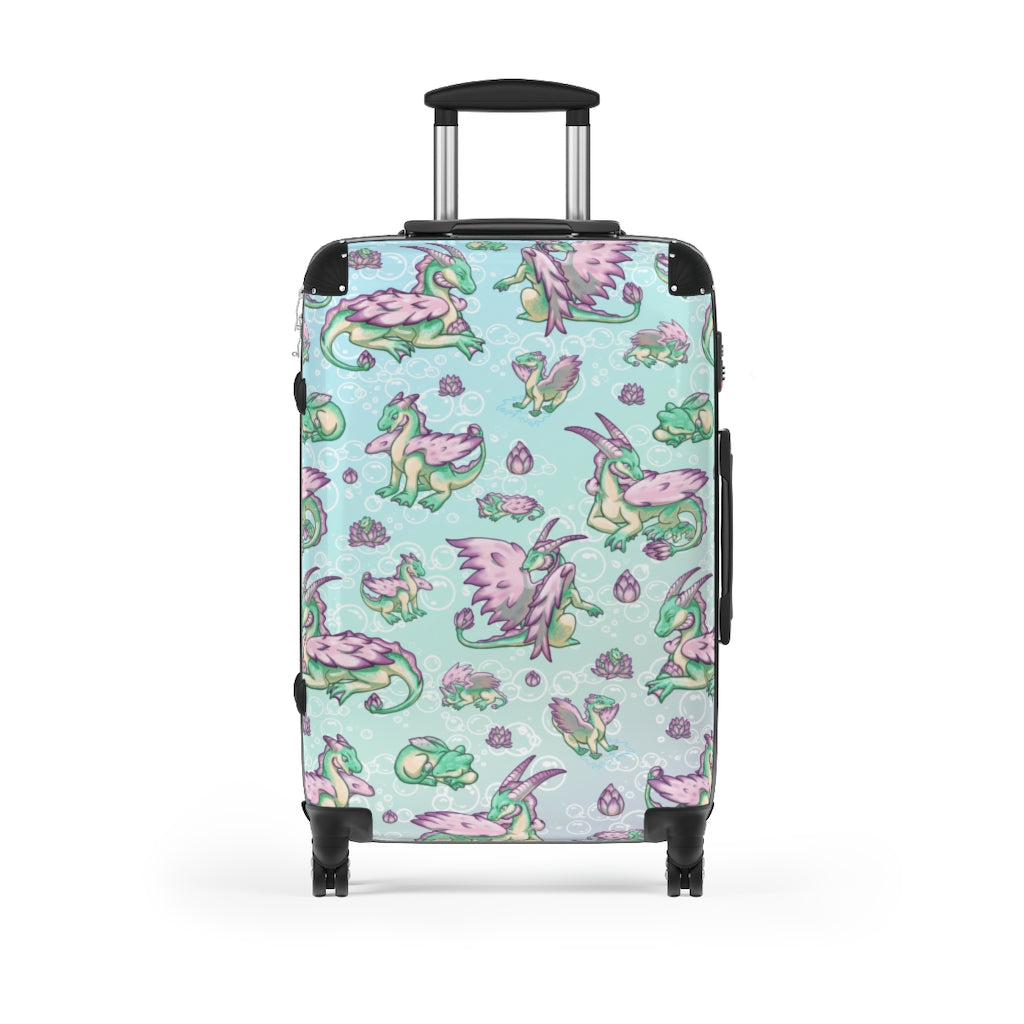 Lolipond Pond Dragon Suitcase Carry On Luggage | Cute Dragon Original Creature
