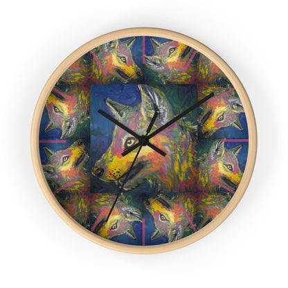 Spring Lupin Wall Clock