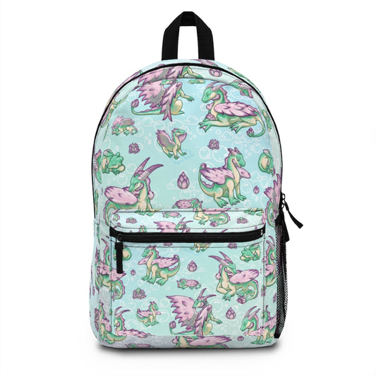 Personalized Lolipond Pastel Rainbow Bubbles Backpack