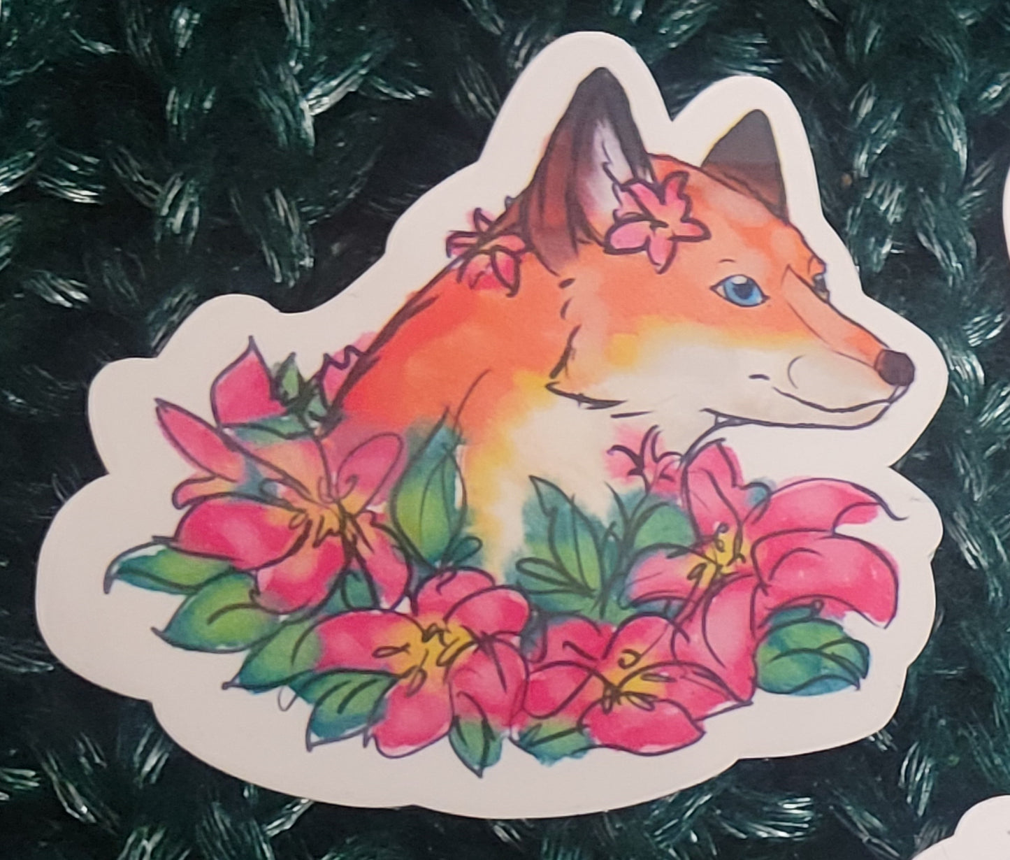 Forest Flower Friends Laminated Vinyl Decal Stickers
